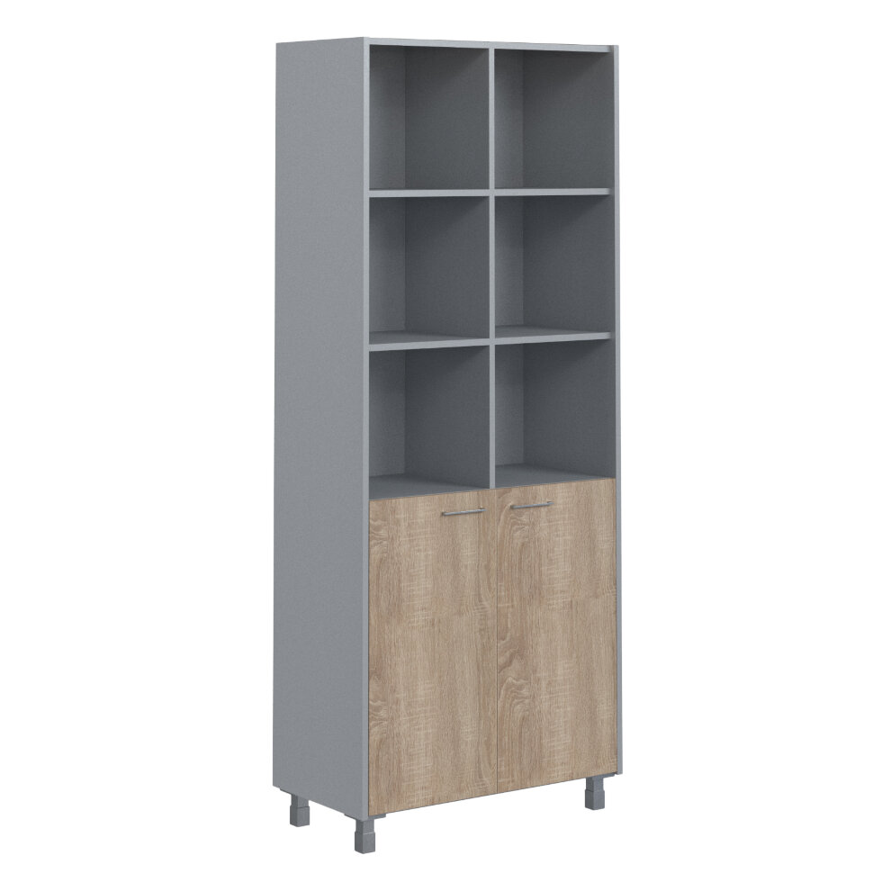 Offix new  OHC 87.5  874х466х2147  шкаф с 1 комплектом глухих малых дверей