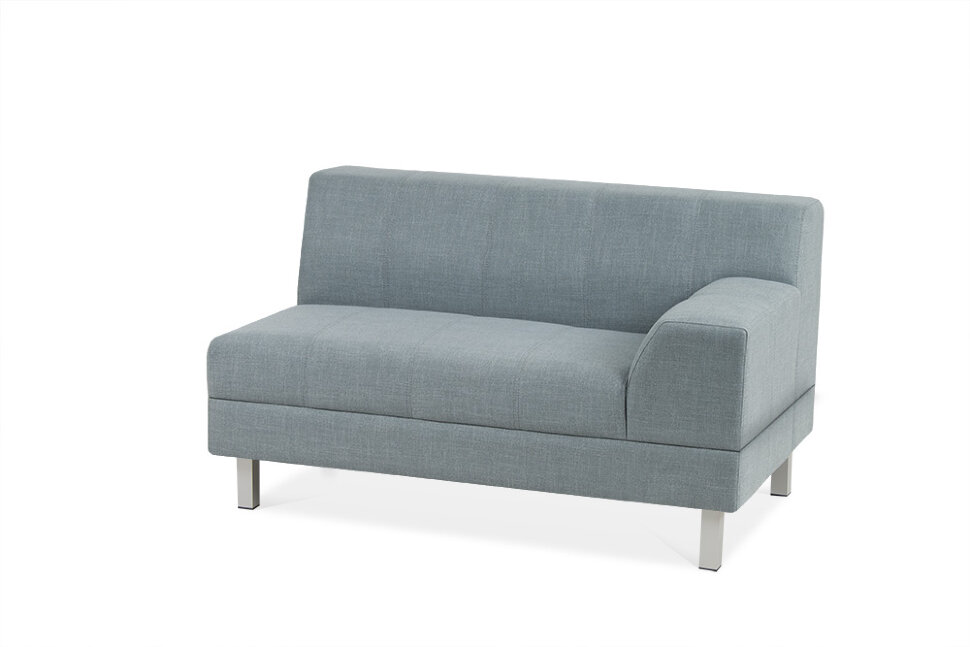 Серия Флагман секция диванная двухместная левая Fl2L 1270 х 770 х 735 (кожзам 2 кат.)