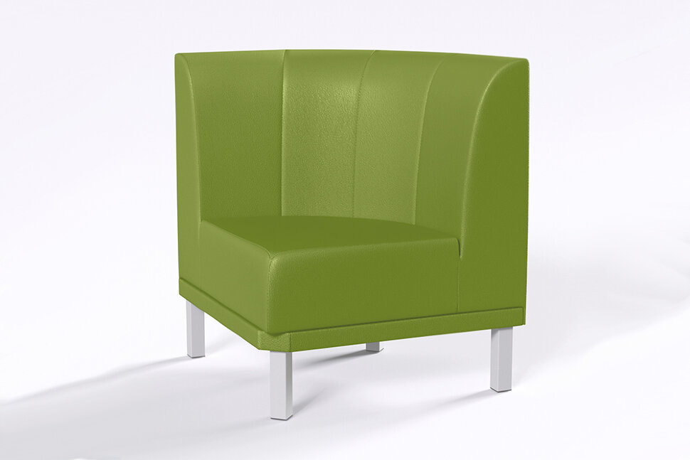 Серия Холл секция угловая Hol-C  740 х 740 х 900 (кожзам 1 кат.)
