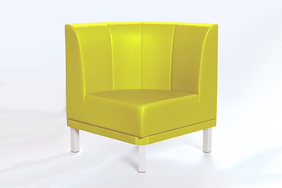 Серия Холл секция угловая Hol-C 740 х 740 х 900 (кожзам 2 кат.)