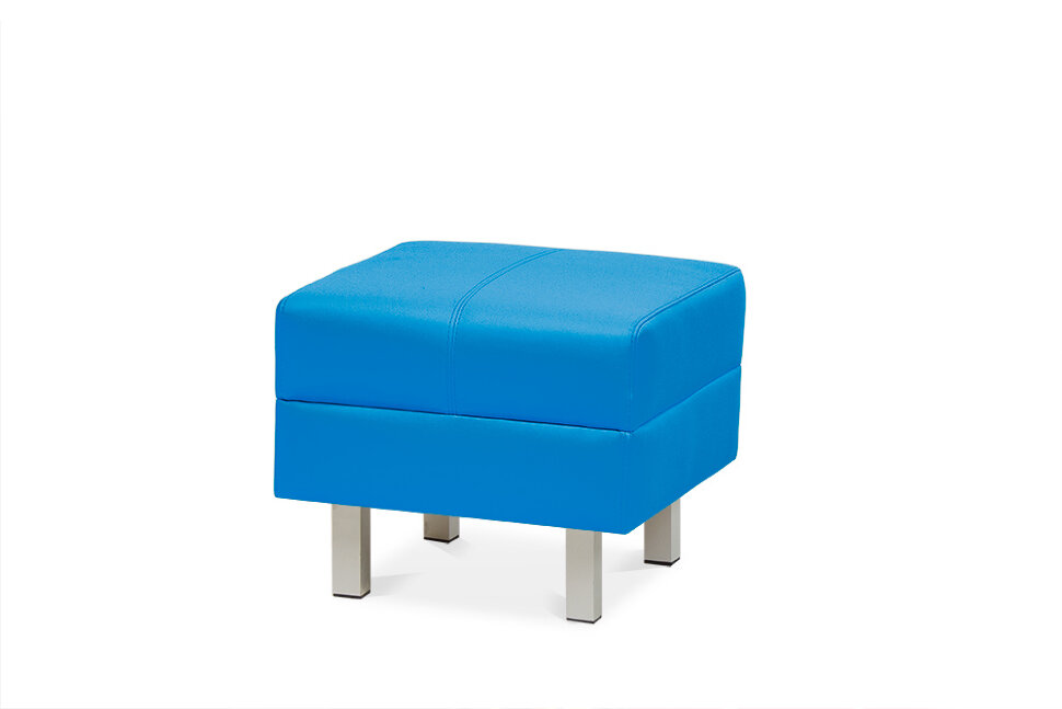 Серия Флагман пуф малый  Fl-b11 520 х 520 х 450 (кожзам 3 кат.)