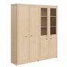 Raut RHC 180.6  1808х466х2023 шкаф высокий  2-х секционный с гардеробом и комбинированным
