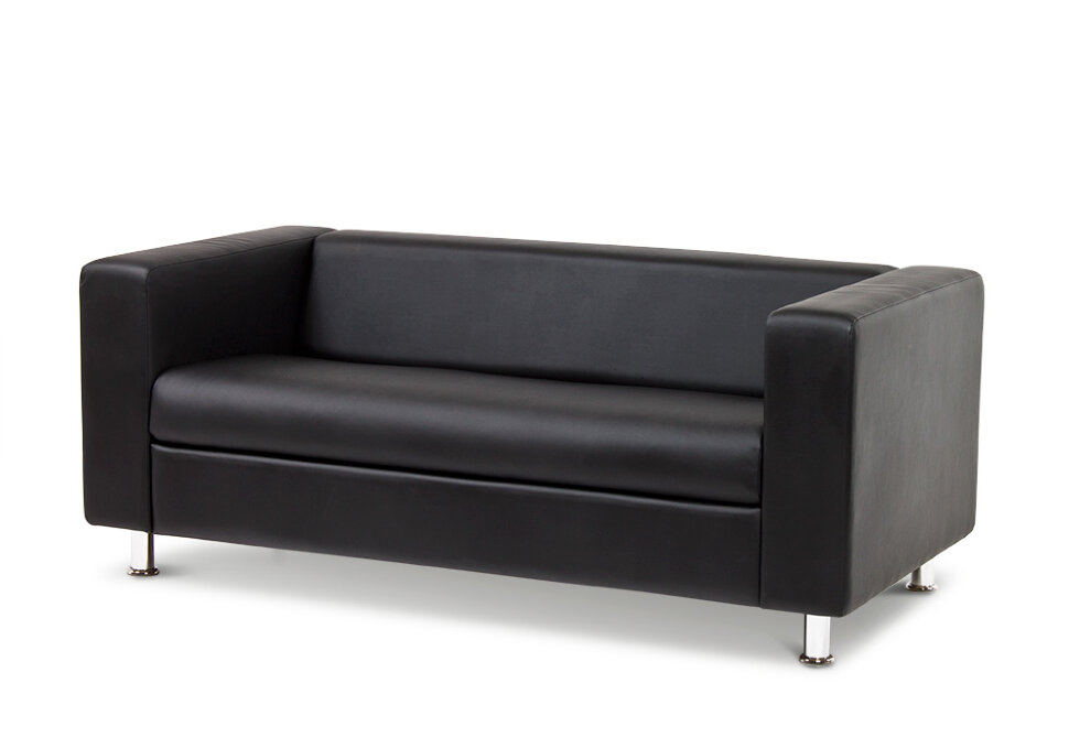 Серия Алекто диван трехместный ALE3 1760 х 830 х 700 (кожзам 2 кат.)